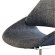 Simpli Home Malden Adjustable Swivel Fabric Executive Office Chair in Gray