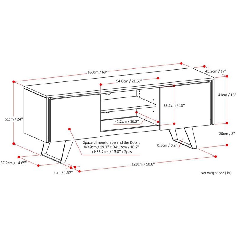 Simpli Home Lowry 63