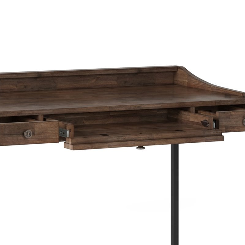 48 Rustic Brown Vintage Home Office Desk Sale, Price & Reviews -  Eletriclife