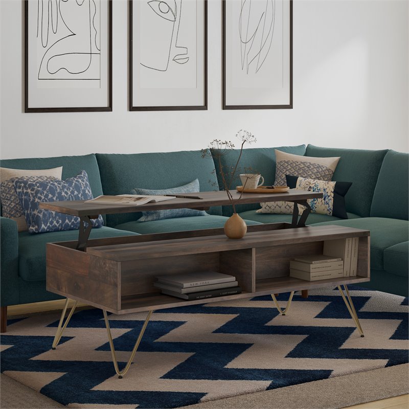 Simpli Home Hunter Mango Wood 48