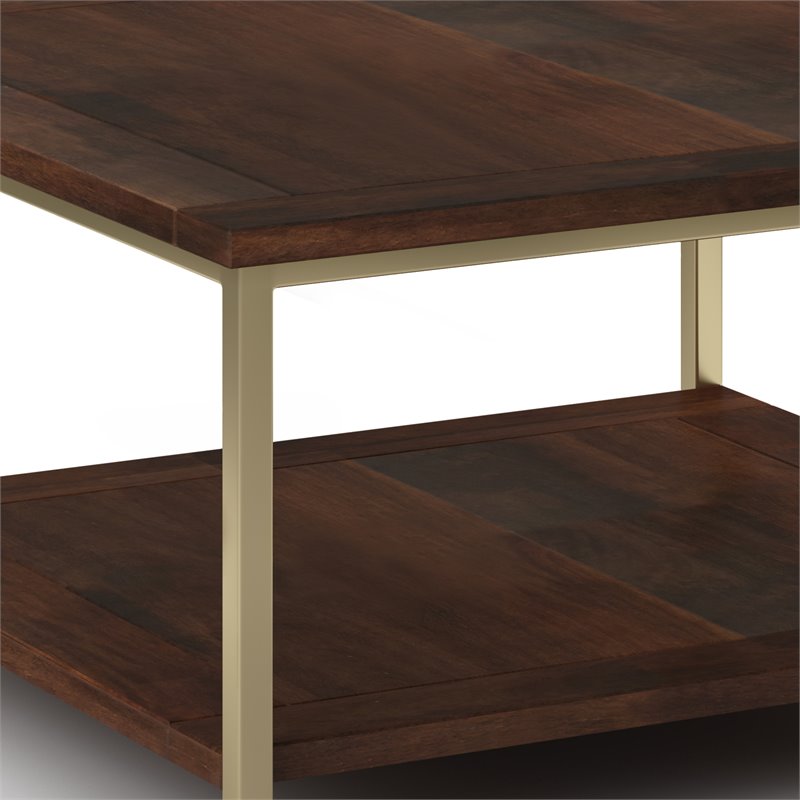 Simpli Home Skyler Mango Wood and Metal 34