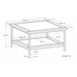 Simpli Home Skyler Mango Wood and Metal 34