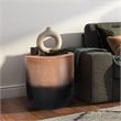 Simpli Home Nova 19 inch Wide Boho Metal Side Table in Copper Ombre & Assembled