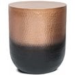 Simpli Home Nova 19 inch Wide Boho Metal Side Table in Copper Ombre & Assembled