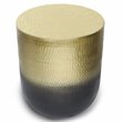 Simpli Home Kacy 19 inch Wide Boho Metal Side Table in Gold Ombre & Assembled