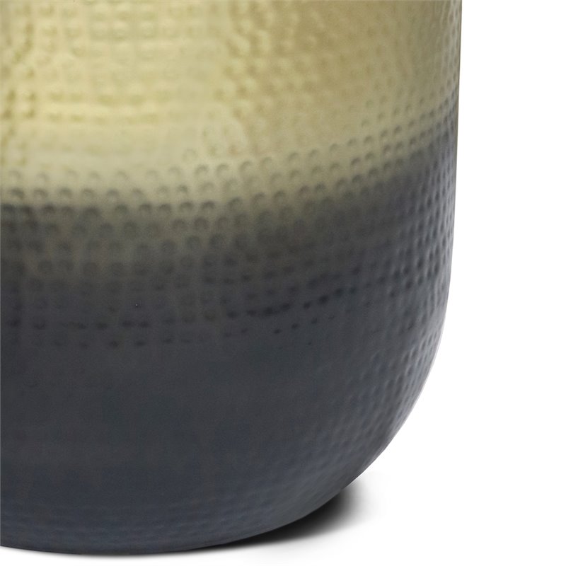 Simpli Home Kacy 19 inch Wide Boho Metal Side Table in Gold Ombre & Assembled