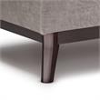 Owen 34 in.W Tray Top Table Storage Ottoman in Distressed Gray Faux Leather