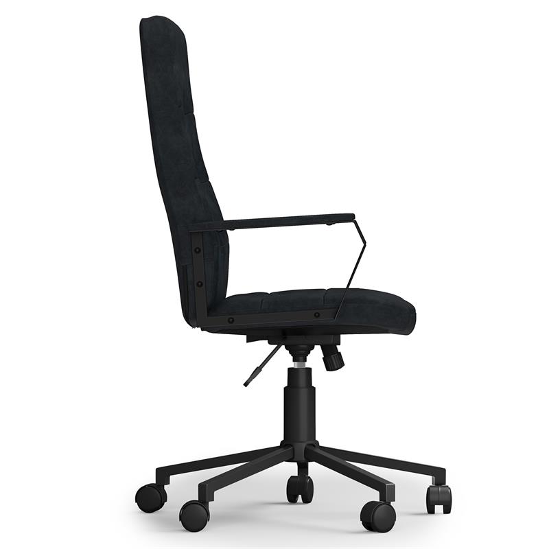 Foley Swivel Adjustable Executive Computer Office Chair in Distressed Blue