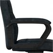 Brewer Swivel Adjustable Executive Computer Office Chair in Distressed Blue