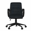 Brewer Swivel Adjustable Executive Computer Office Chair in Distressed Blue