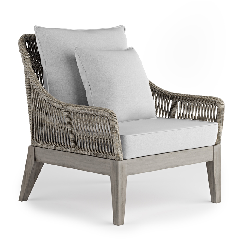 Gray rapallo cheap outdoor lounge chair