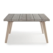 Belize Contemporary 4 Piece Outdoor Conversation Set in Gray Sand Drift Fabric