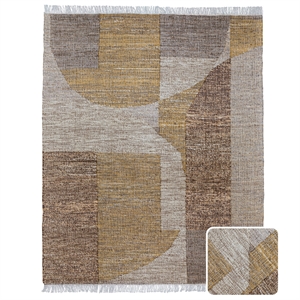 marlatt 8 x 10 area rug contemporary in natural and gold