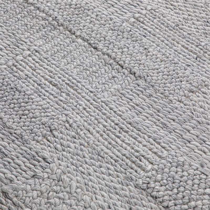 Stover 6 x 9 Area Rug Contemporary in Fog