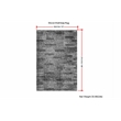 Stover 6 x 9 Area Rug Contemporary in Fog