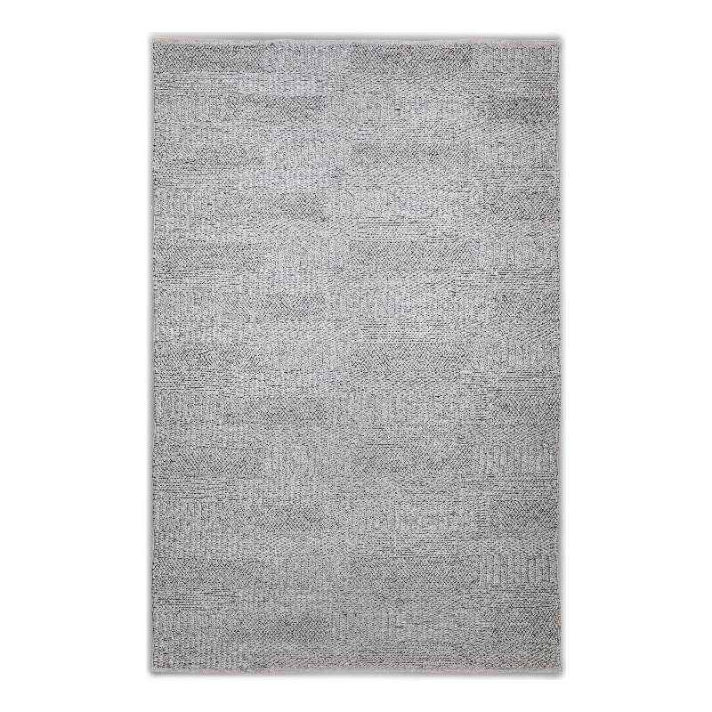 Stover 6 x 9 Area Rug Contemporary in Fog