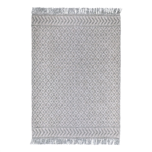millow 6 x 9 area rug contemporary in silver