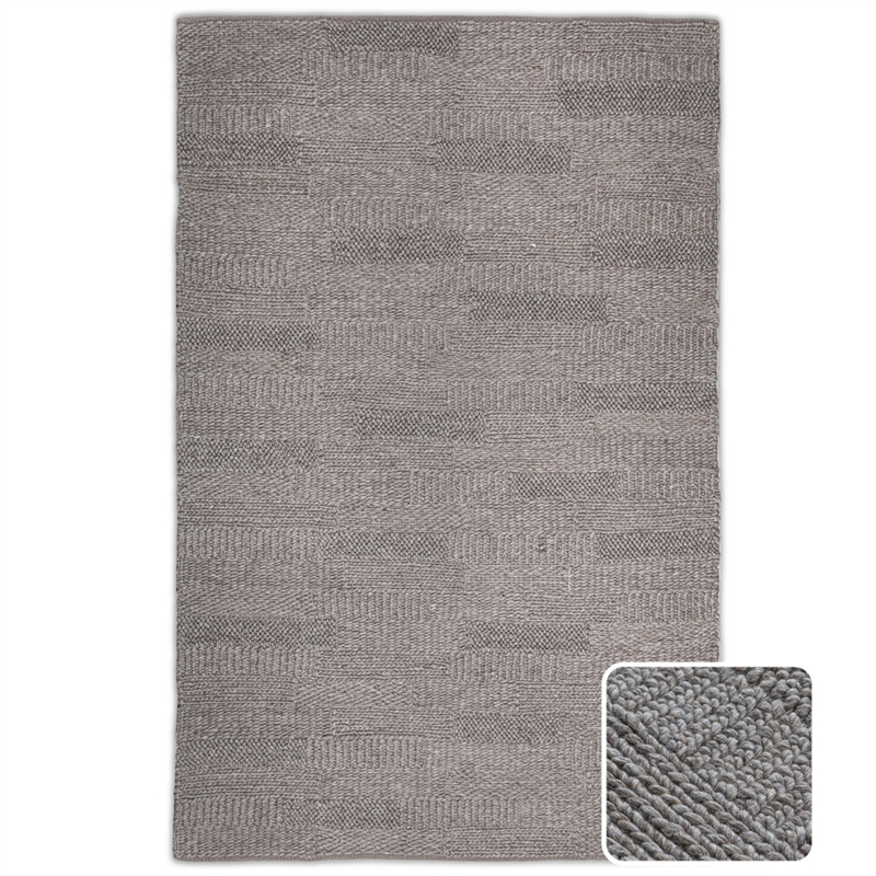 Russell 6 x 9 Area Rug Contemporary in Mocha