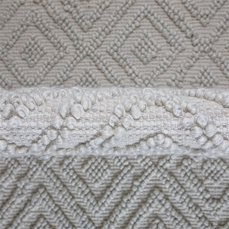 Mead 6 x 9 Area Rug Contemporary in Ivory