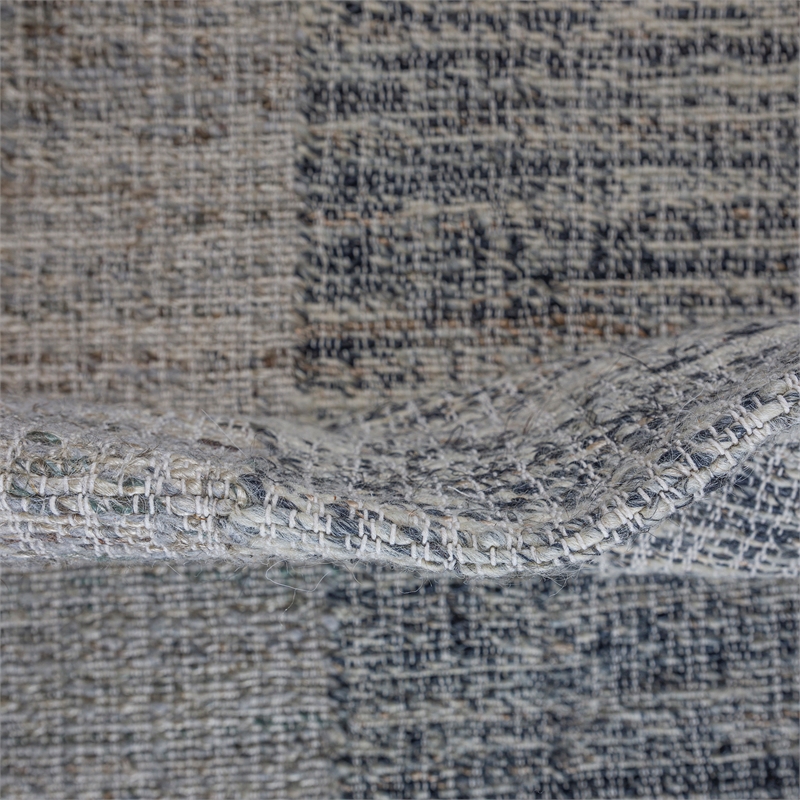 Lester 6 x 9 Area Rug Contemporary in Natural and Silver