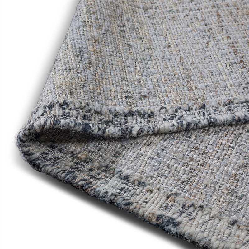 Lester 6 x 9 Area Rug Contemporary in Natural and Silver