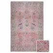 Coleman 6 x 9 Area Rug Contemporary in Pink and Blue