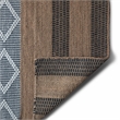 Hart 6 x 9 Area Rug Contemporary in Taupe and Black