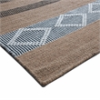 Hart 6 x 9 Area Rug Contemporary in Taupe and Black