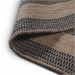 Hart 6 x 9 Area Rug Contemporary in Taupe and Black