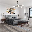 Hart 6 x 9 Area Rug Contemporary in Taupe and Black