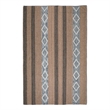 Hart 6 x 9 Area Rug Contemporary in Taupe and Black