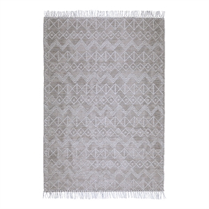 orton 6 x 9 area rug contemporary in ivory and taupe