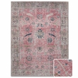 Coleman 8 x 10 Area Rug Contemporary in Pink and Blue