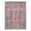 Coleman 8 x 10 Area Rug Contemporary in Pink and Blue