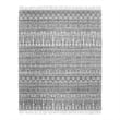 Banning 8 x 10 Area Rug Contemporary in Gray and Ivory
