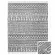 Banning 8 x 10 Area Rug Contemporary in Gray and Ivory