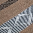 Hart 8 x 10 Area Rug Contemporary in Taupe and Black