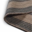 Hart 8 x 10 Area Rug Contemporary in Taupe and Black