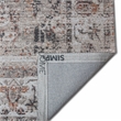 Dobbins 6 x 9 Area Rug Contemporary in Beige and  Rust