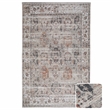 Dobbins 6 x 9 Area Rug Contemporary in Beige and  Rust