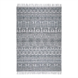 Banning 6 x 9 Area Rug Contemporary in Ivory and Gray