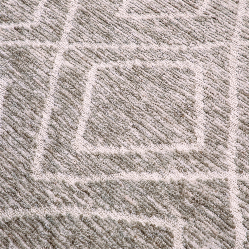 Eldon 8 x 10 Area Rug Contemporary in sand dollar