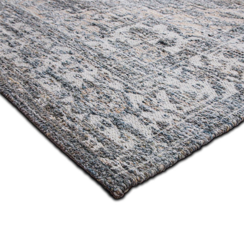 Belton 6 x 9 Area Rug Contemporary in Gray and Mustard