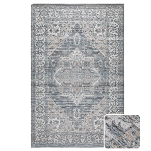 belton 6 x 9 area rug contemporary in gray and mustard