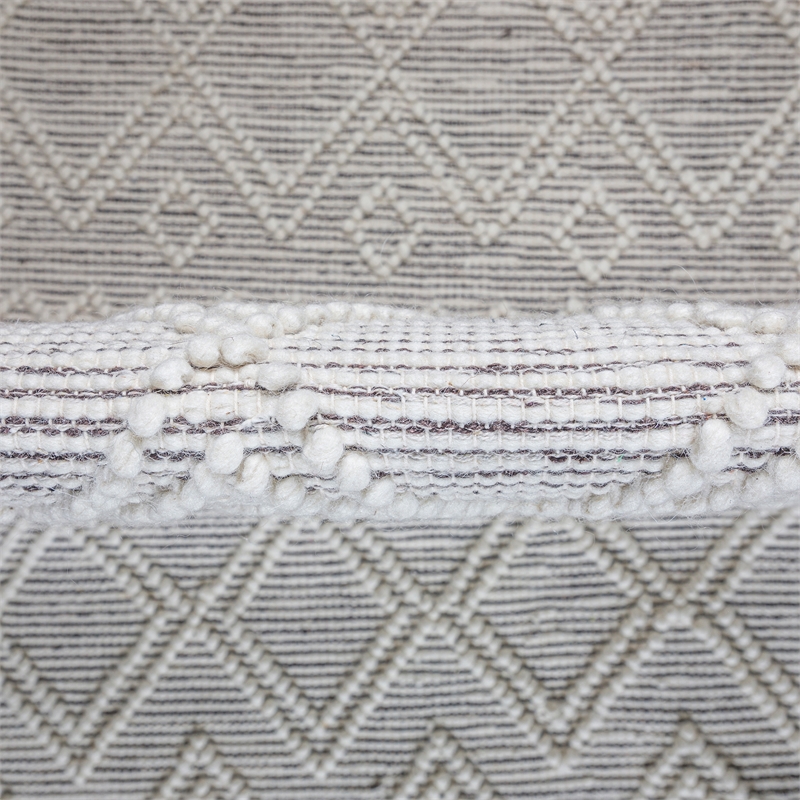 Jeffers 6 x 9 Area Rug Contemporary in Ivory and Brown