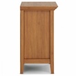 Amherst 24 inch Wide Solid Wood Transitional Bedside Table in Light Golden Brown