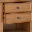 Amherst 24 inch Wide Solid Wood Transitional Bedside Table in Light Golden Brown