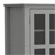 Artisan SOLID WOOD 53 inch Wide Contemporary TV Media Stand in Fog Gray