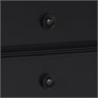 Amherst SOLID WOOD 24 inch Wide  Bedside Nightstand Table in Black