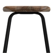 Orson Industrial Metal Saddle Counter Height Stool (Set of 2) in Natural
